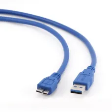 Кабель Gembird USB - micro USB Type-B V 3.0 (M/M), 5pin, 0.5 м, синій (CCP-mUSB3-AMBM-0.5M)