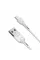 Кабель Grand-X USB - micro USB (M/M), Fast Сharge, 3 A, 1 м, White(PM-03W)
