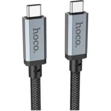 Кабель Hoco US05 USB Type-C - USB Type-C (40Gbps), USB4, 100W, 2 м, Black (US052B)