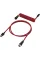 Кабель HyperX USB-A – USB-C, спіральний, 1.37 м Red/Black (6J677AA)