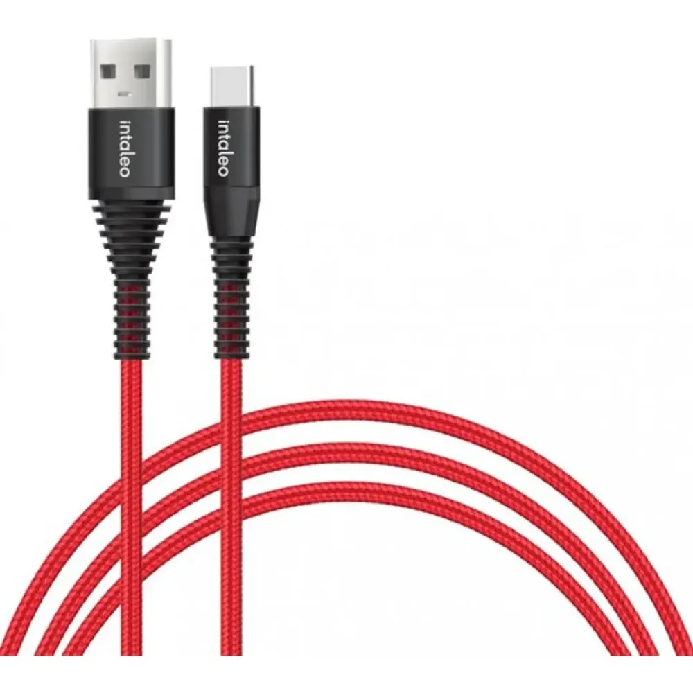 Кабель Intaleo CBRNYT1 USB - USB Type-C 1.2м Red