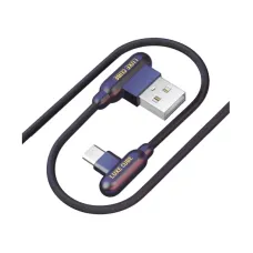 Кабель Luxe Cube Game USB - micro USB (M/M), 1 м, чорний (8886668686143)