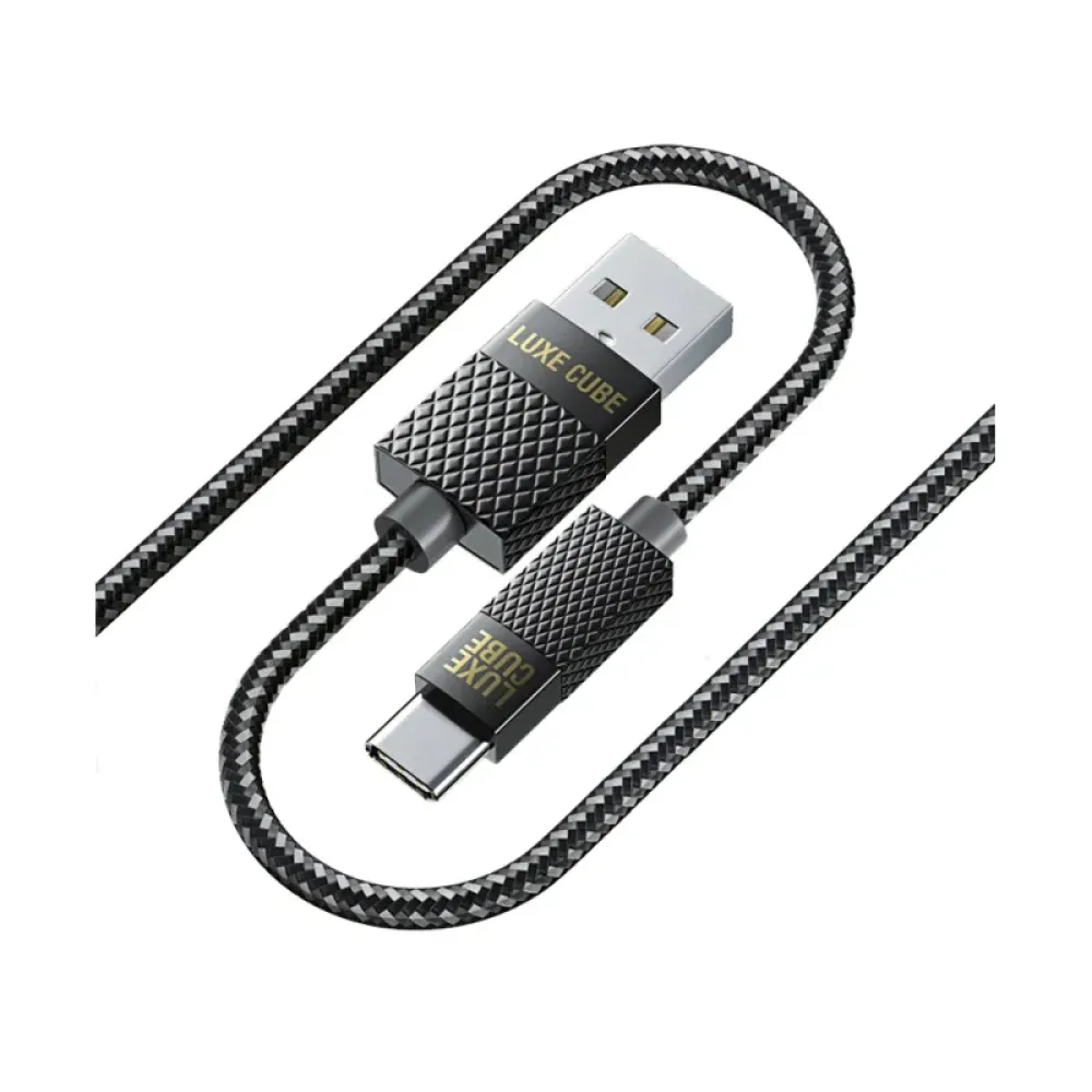 Кабель Luxe Cube Premium USB - USB Type-C, 1 м, сірий