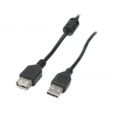 Кабель Maxxter (UF-AMAF-1M) USB 2.0 AM - USB 2.0 AF, 1м, феритовий фільтр