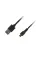 Кабель Piko USB - micro USB V 2.0 (M/M), реверсивний, 1 м, Black