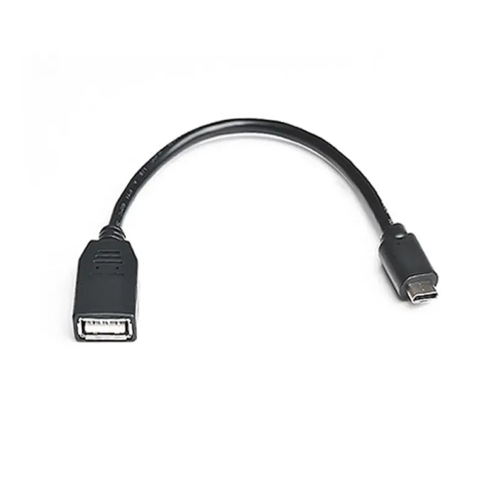 Кабель REAL-EL USB Type-C - USB V 2.0 (M/F), 0.1 м, чорний