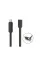 Кабель Remax RC-070th Gplex Lightning - micro USB + USB Type-C (F/M), 1 м, Dark Grey