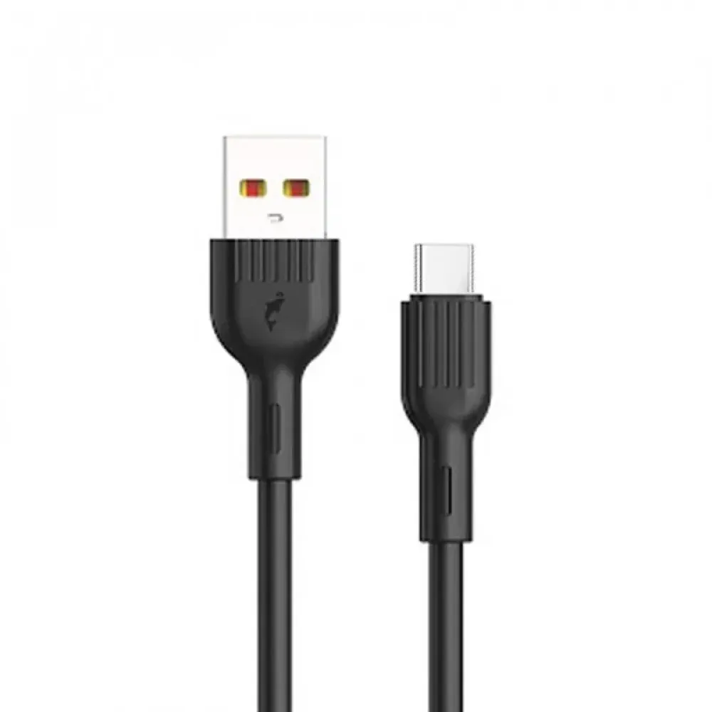 Кабель SkyDolphin S03T USB - USB Type-C (M/M), 1 м, Black