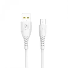Кабель SkyDolphin S08V USB - micro USB (M/M), 1 м, White (USB-000564)