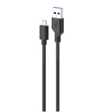 Кабель SkyDolphin S27L Spring Anti-Brake USB - Lightning (M/M), 1 м, Black (SDUSB-000609)