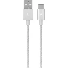 Кабель Ttec AlumiCable USB - USB Type-C (M/M), 1.2 м, Silver (2DK18G)