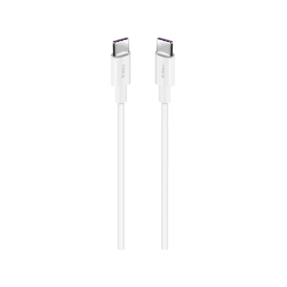Кабель Ttec USB Type-C - USB Type-C (M/M), 3 м, White (2DK48B)