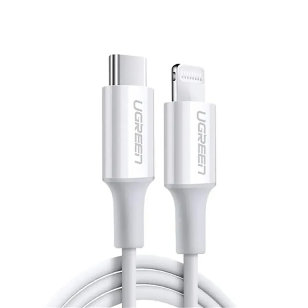 Кабель Ugreen US171 USB Type-C - Lightning (M/M), 2 м, White