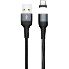 Кабель Usams US-SJ326 USB - Lightning, магнітний, 1 м, Tarnish (SJ326USB01)