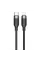 Кабель Usams US-SJ350 USB Type-C - Lightning, 1.2 м, Black