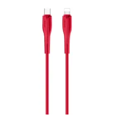 Кабель Usams US-SJ405 USB Type-C - Lightning, 1 м, Red (SJ405USB03)