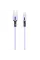 Кабель Usams US-SJ432 USB - Micro USB, 1 м, Purple