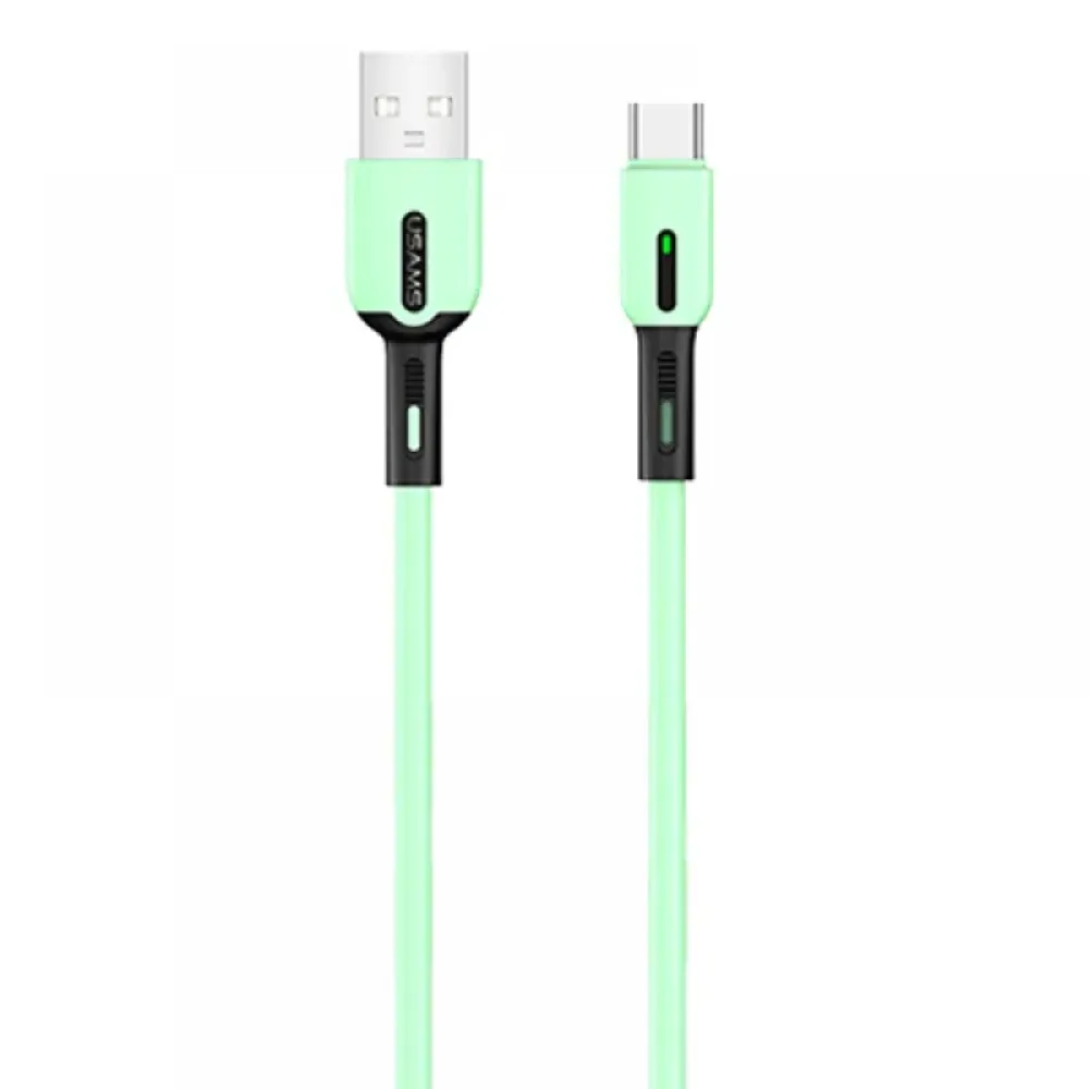 Кабель Usams US-SJ433 USB - USB Type-C, 1 м, Mint