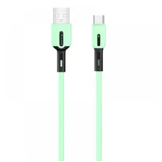 Кабель Usams US-SJ433 USB - USB Type-C, 1 м, Mint (SJ433USB03)