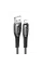 Кабель Usams US-SJ469 USB - Lightning, 1.2 м, Black