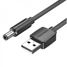 Кабель Vention USB - DC (M/M), 5.5 мм, 1.5 м, Black (CEYBG)