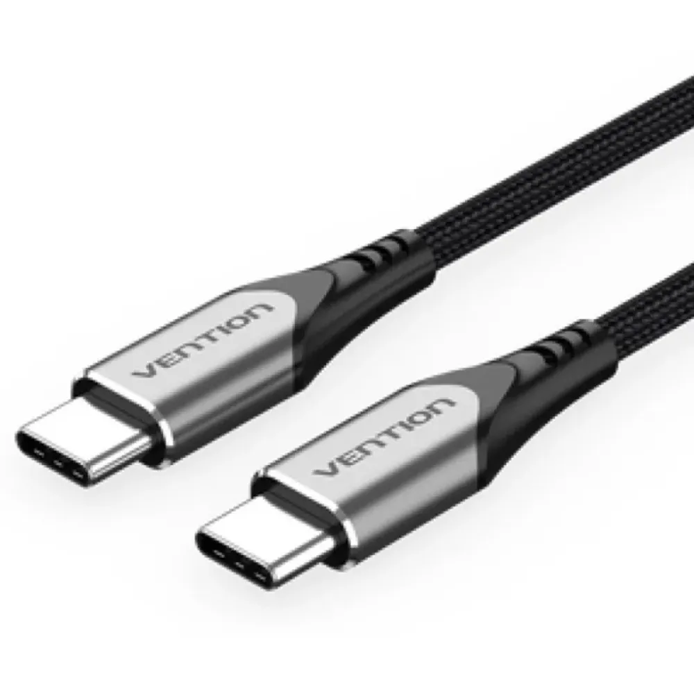 Кабель Vention USB Type-C - USB Type-C (M/M), 1 м, Black
