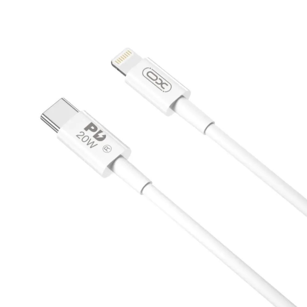 Кабель XO NBQ189A USB Type-C - Lightning (M/M), 1 м, White