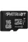 Карта пам'яті MicroSDHC 16GB UHS-I Class 10 Patriot LX (PSF16GMDC10)