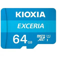 Карта пам`ятi MicroSDXC 64GB UHS-I Class 10 Kioxia Exceria R100MB/s (LMEX1L064GG2) + SD-адаптер