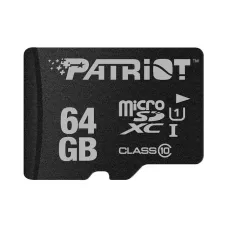 Карта пам`яті MicroSDXC  64GB UHS-I Class 10 Patriot LX (PSF64GMDC10)