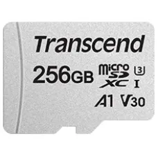 Карта пам'яті Transcend microSD TS256GUSD300S-A C10 UHS-I R100/W40MB/s + SD