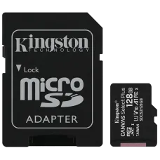 Карта пам’яті Kingston 128 Гб microSDXC U1 V10 A1 (SDCS2/128GBSP)