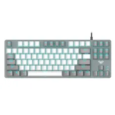 Клавіатура Aula Mechanical F3287 Grey/White keycap KRGD blue (6948391240954)