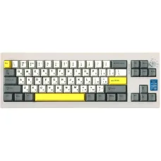 Клавіатура бездротова Epomaker Shadow-X 70% Mulan Switch Hot-Swap (2.4G/BT/USB) LCD Screen RGB UA