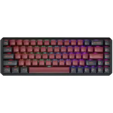 Клавіатура бездротова Motospeed Darmoshark K5 Gateron Red Red-Black (dmk5rbgr)