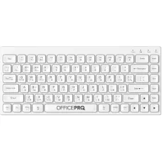 Клавіатура бездротова OfficePro SK955W Bluetooth White