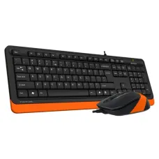 Комплект (клавіатура, миша) A4Tech F1010 Black/Orange