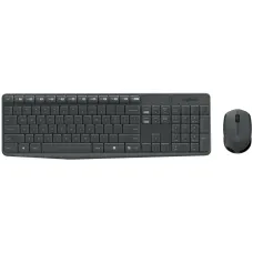 Комплект (клавіатура, миша) бездротовий Logitech MK235 ENG/UKR Grey (920-007931)