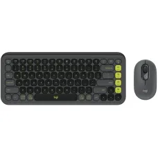 Комплект (клавіатура, миша) бездротовий Logitech Pop Icon Combo Graphite (920-013156)