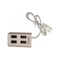 Концентратор USB 2.0 Atcom TD4004 4хUSB2.0 White (AT10724)