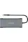 Концентратор USB Type-C PowerPlant CA913497 Grey