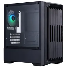 Корпус 1stPlayer H2-BK-4F7 Black без БЖ