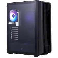 Корпус 1stPlayer H6-BK-4F7 Black без БЖ