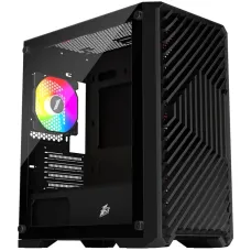 Корпус 1stPlayer T5-BK-4F1 Black без БЖ