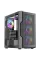 Корпус 1stPlayer T7-P-4F2(AP) Black без БЖ