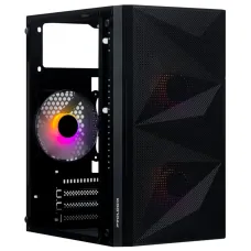 Корпус Prologix E113 Tempered Glass&Mesh Black