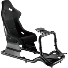 Крісло-кокпіт з кріпленням для керма та педалей GamePro RS167 Black