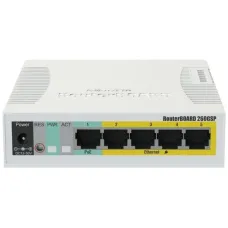 Комутатор MikroTik RB260GSP (CSS106-1G-4P-1S)
