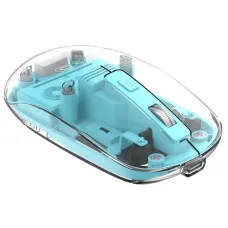 Миша XO M12 Bluetooth wireless transparent Blue