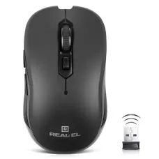 Мишка бездротова REAL-EL RM-331W Black